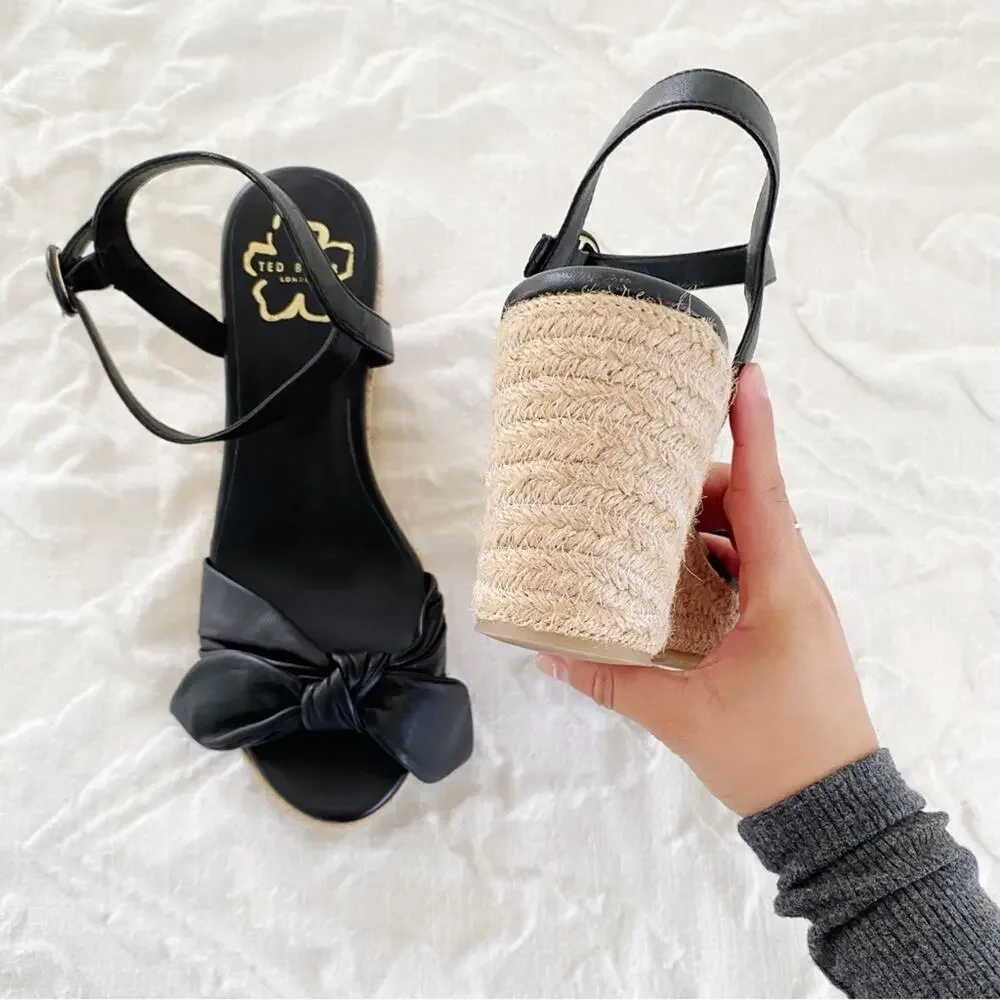Ted Baker Bryanah Wedge Sandal New $195